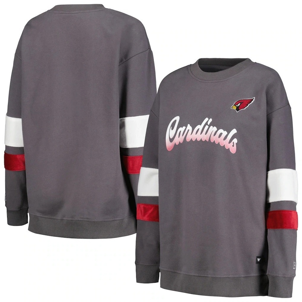 The Wild Collective Arizona Cardinals Pullover Sweatshirt Women's M‎ MSRP $110